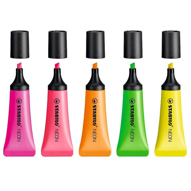 Stabilo Marker Boss - 5 Buah STABILO 72 NEON Series