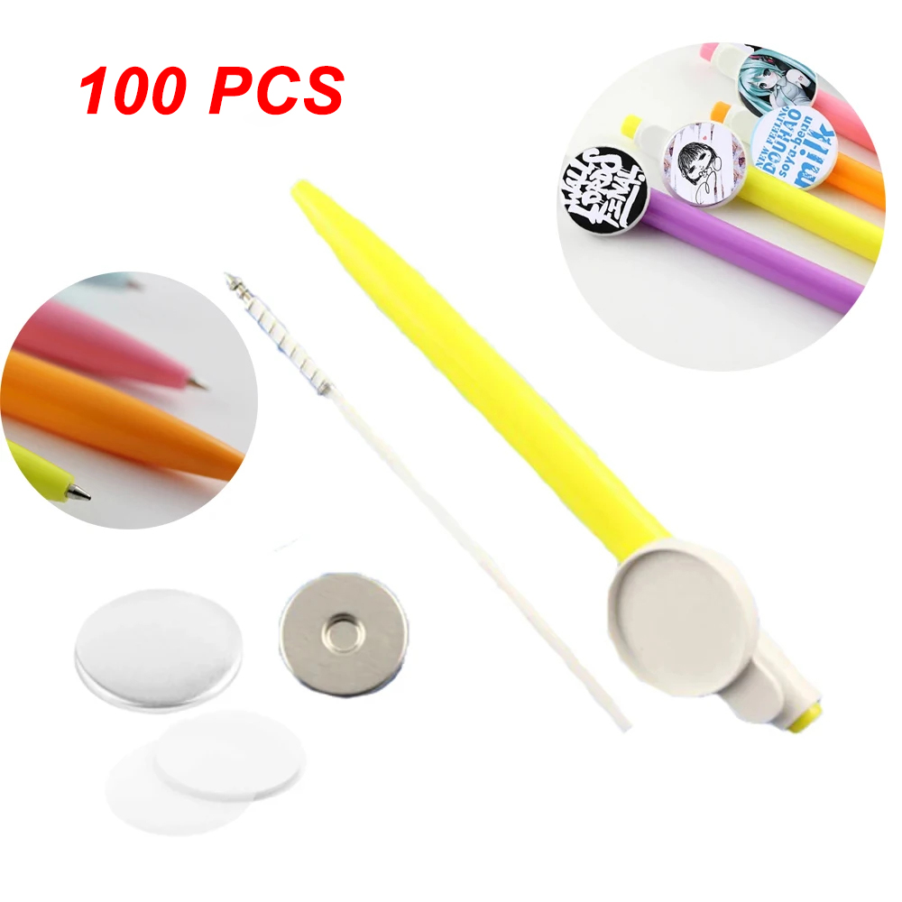 Button Badge Blank - Partes Badge Pin 25mm 100 PCS,