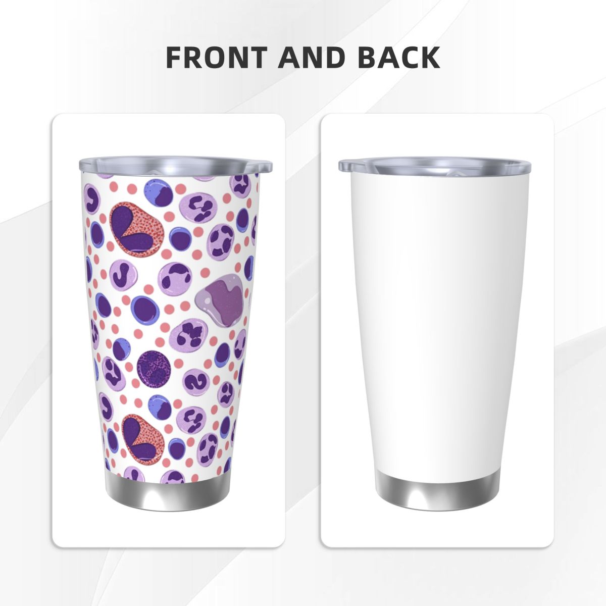 Tumbler Baja Tahan Karat Pola  - Tumbler 20Oz White ulasan dan harga