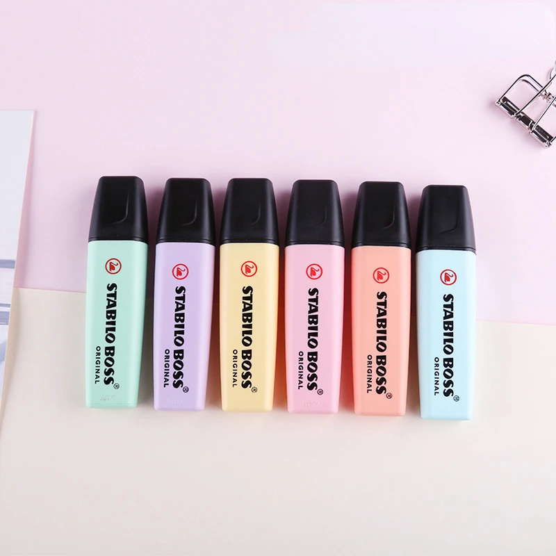 6 Warna STABILO BOSS Macaron W - Stabilo Marker Boss ulasan dan harga