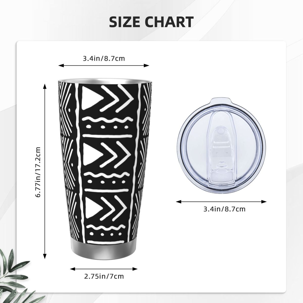 Tumbler Vakum Terisolasi Stain - Tumbler 20Oz White ulasan dan harga