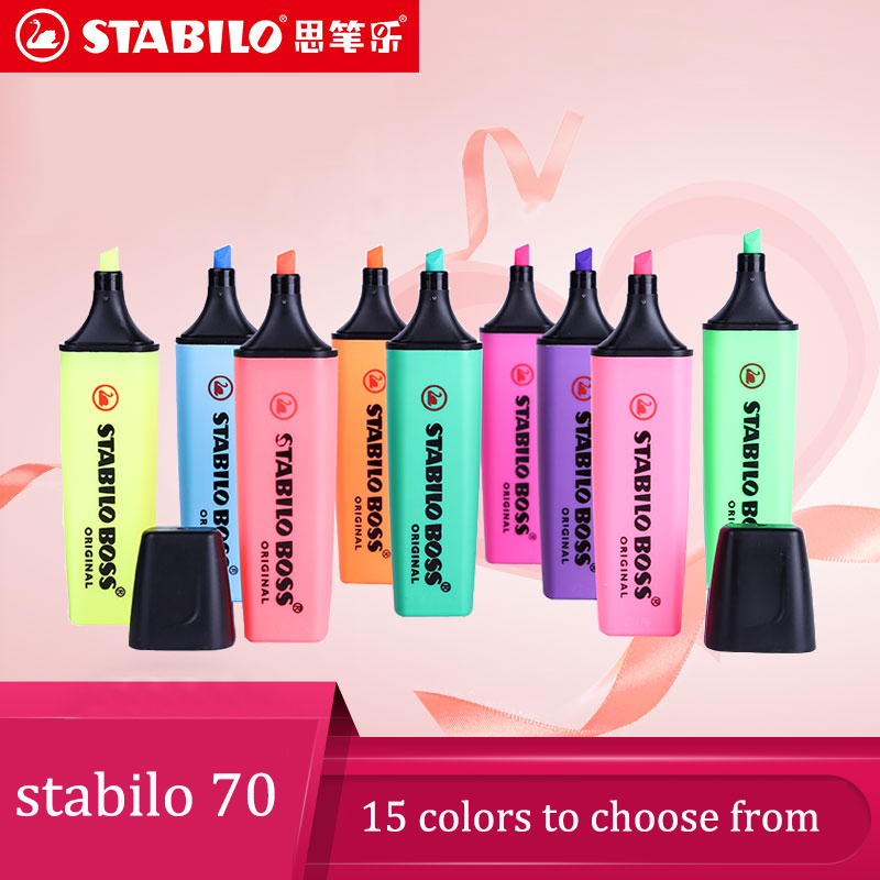 Jerman Stabil 70 Bos Highlight - Stabilo Marker Boss ulasan dan harga