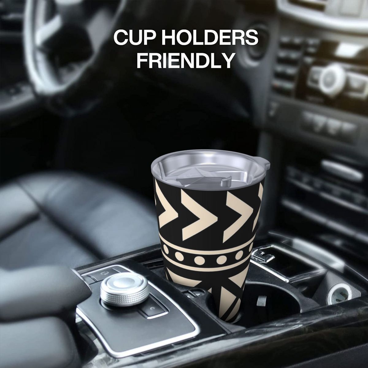 Kain Lumpur Afrika Hitam dan P - Tumbler 20Oz White ulasan dan harga