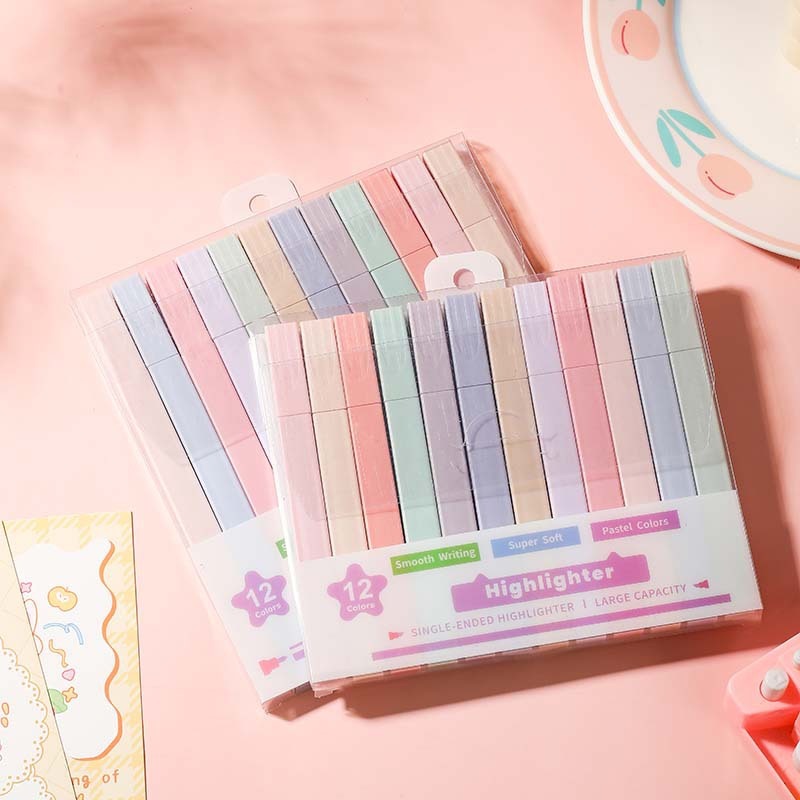 12 buah/Set pena Highlighter u - Stabilo Marker Boss ulasan dan harga