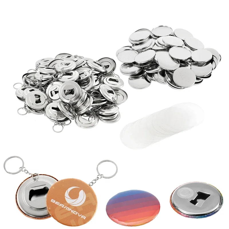 50 buah DIY bahan lencana untu - Button Badge Blank ulasan dan harga