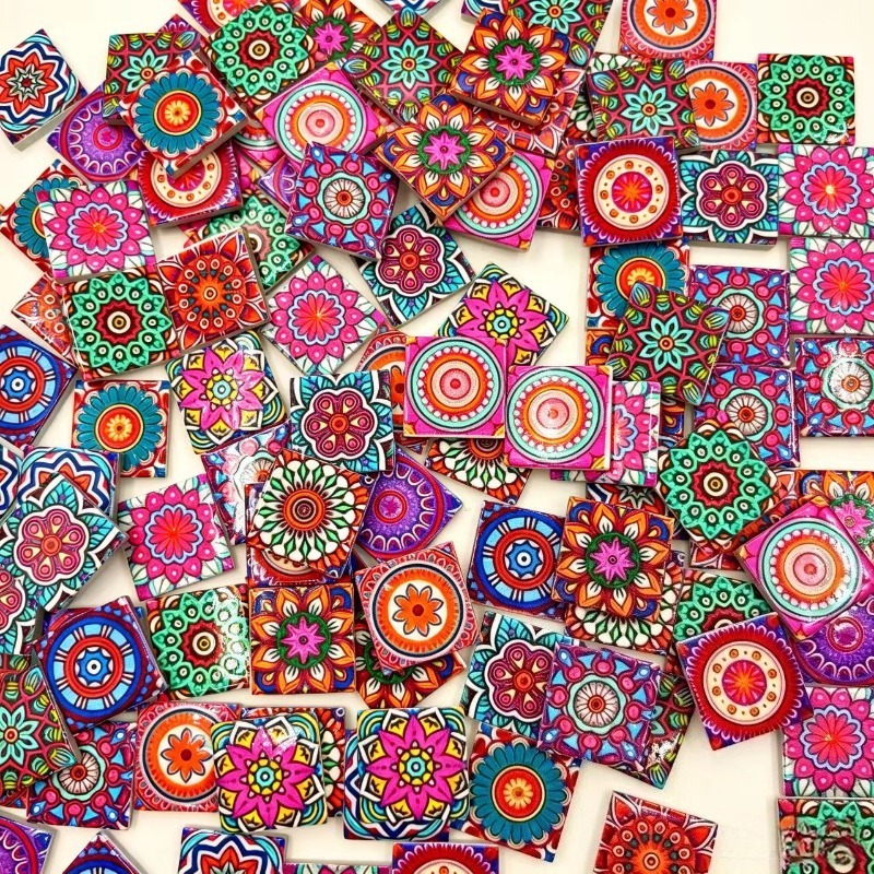 Mosaik Keramik Cetak Mandala 1 - Ceramic Tile Blank ulasan dan harga