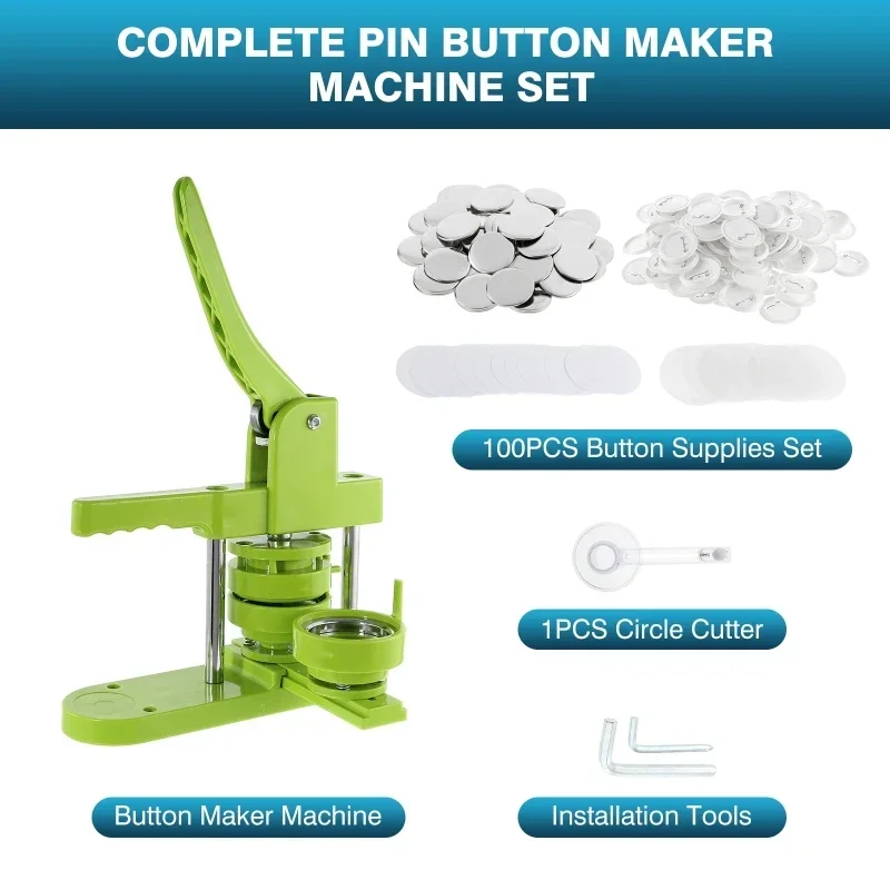 Mesin pembuat tombol 25/32/37/ - Button Badge Blank ulasan dan harga
