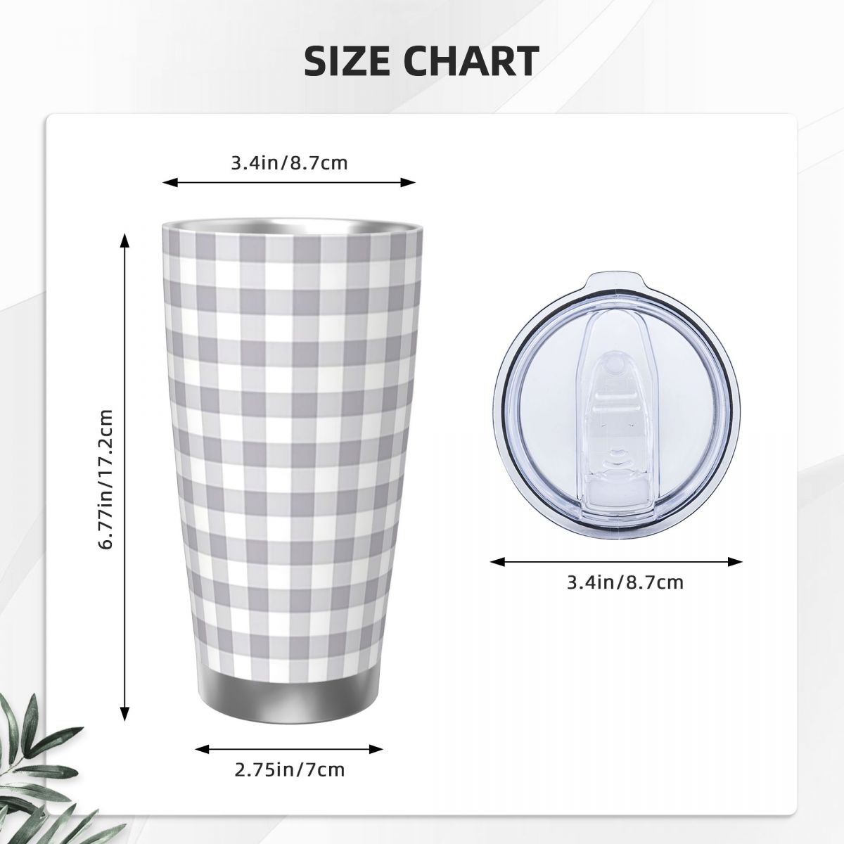 Tumbler Baja Tahan Karat Kotak - Tumbler 20Oz White ulasan dan harga