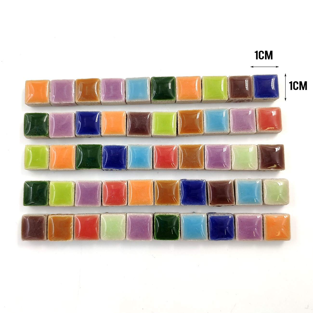 100g Ubin Mosaik Keramik DIY,  - Ceramic Tile Blank ulasan dan harga