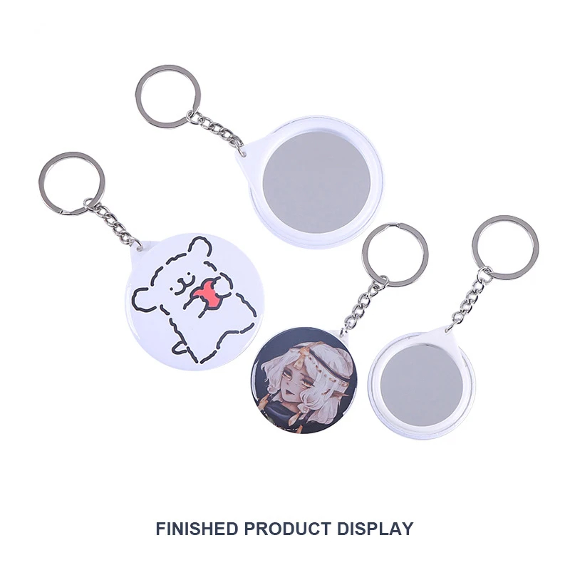 Baru 100 buah cincin kunci cer - Button Badge Blank ulasan dan harga