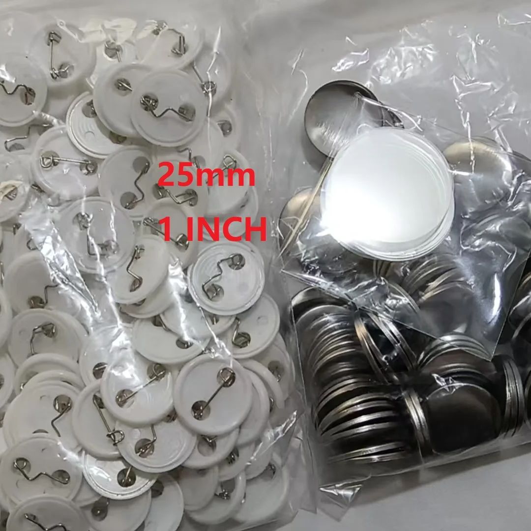 200set 25mm 32mm 37mm 44mm 58m - Button Badge Blank ulasan dan harga