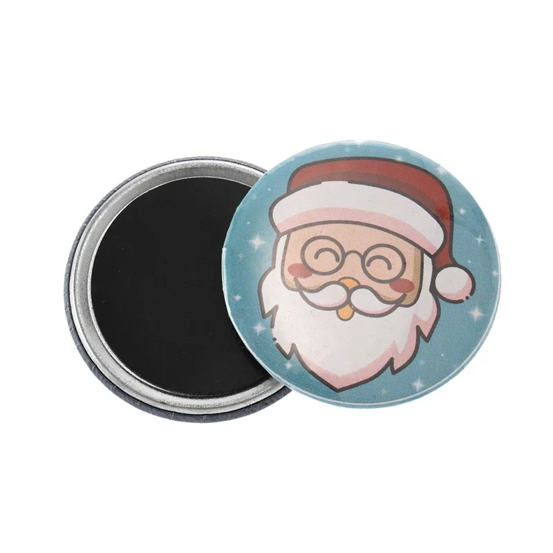 100 buah 25-75mm Magnet kulkas - Button Badge Blank ulasan dan harga